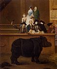 Pietro Longhi The Rhinoceros painting